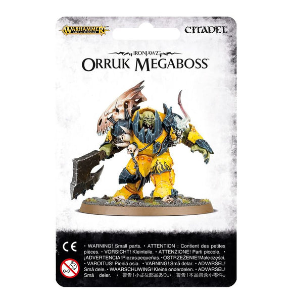 Age of Sigmar Ironjawz: Orruk Megaboss Miniatures Games Workshop   