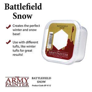 Army Painter Basing: Snow Flock Supplies Army Painter   