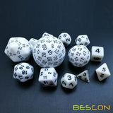 Bescon Complete 13ct Polyhedral Dice Set White Home page Other   