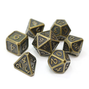 Die Hard Dice Metal Mythica Dark Gold 7ct Polyhedral Set  Other   