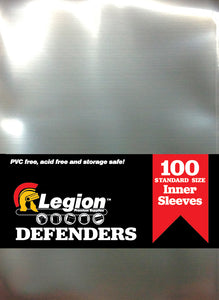 Legion Standard Card Game Sleeves 100ct Perfect Fit Defenders Clear Home page Legion Supplies   