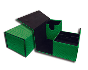 Legion Dragon Hide Vault Deck Box Green Supplies Legion Supplies   