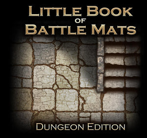 RPG Battle Mats: The Little Book of Battle Mats Dungeon Edition RPG Maps Loke Battle Mats   