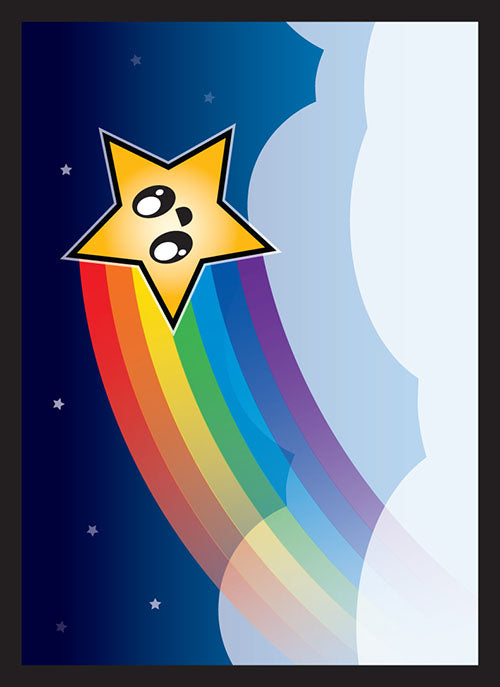 Legion Standard Card Game Sleeves 50ct Matte Rainbow Star Supplies Legion Supplies   