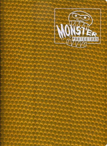 Monster Binder 9pkt Holofoil Gold Home page Monster Protectors   