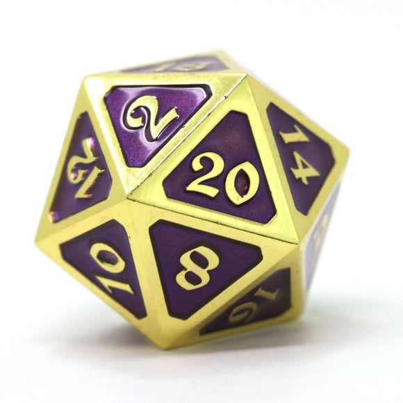 Die Hard Dice Metal Mythica Gold Amethyst Dire D20  Other   