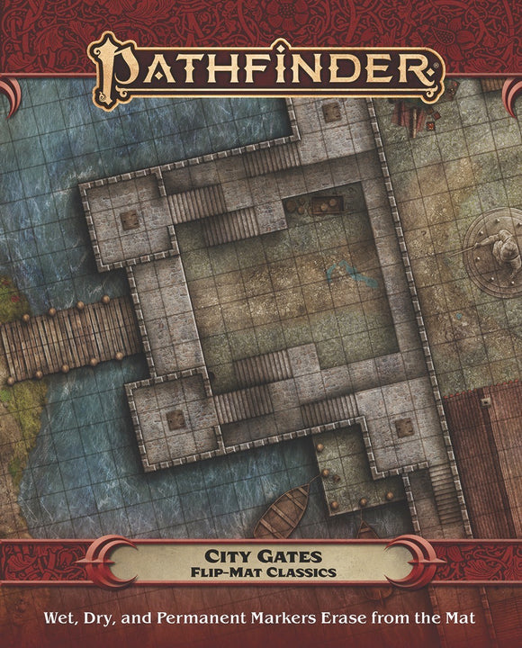 Pathfinder Flip Mat Classics City Gates Home page Paizo   