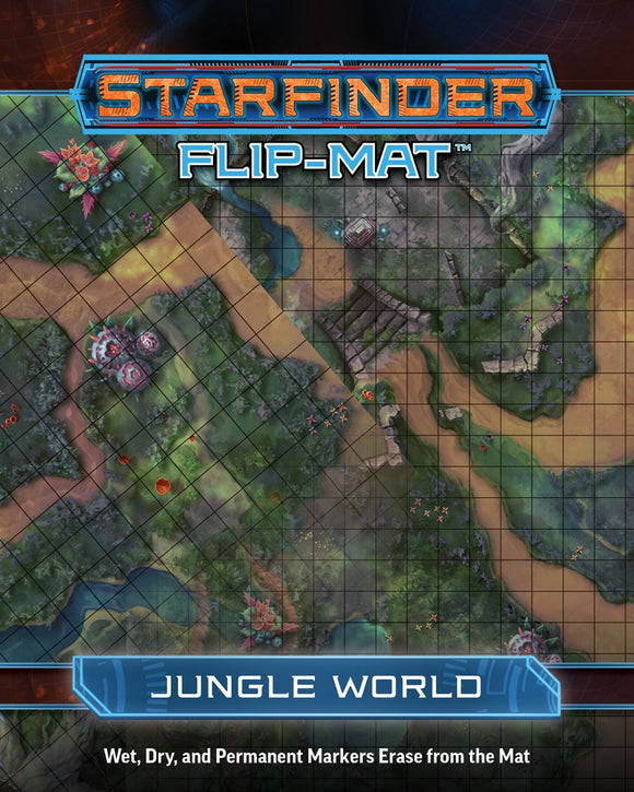 Starfinder Flip Mat Jungle World Home page Paizo   