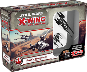 Star Wars X-Wing Saw's Renegades Miniatures Atomic Mass Games   