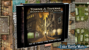 Battle Mats Towns & Taverns  Loke Battle Mats   