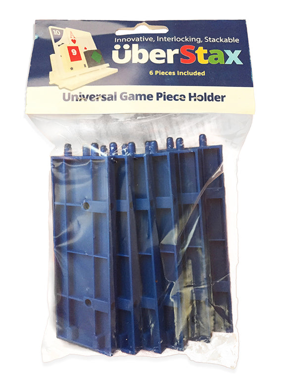 UberStax Universal Game Piece Holders - Blue Board Game Organization Other   