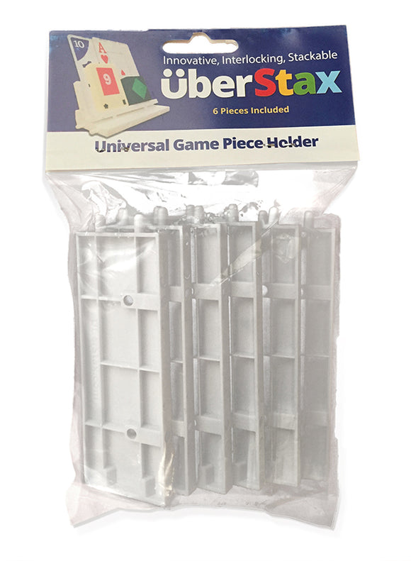 UberStax Universal Game Piece Holders - White Board Game Organization Other   