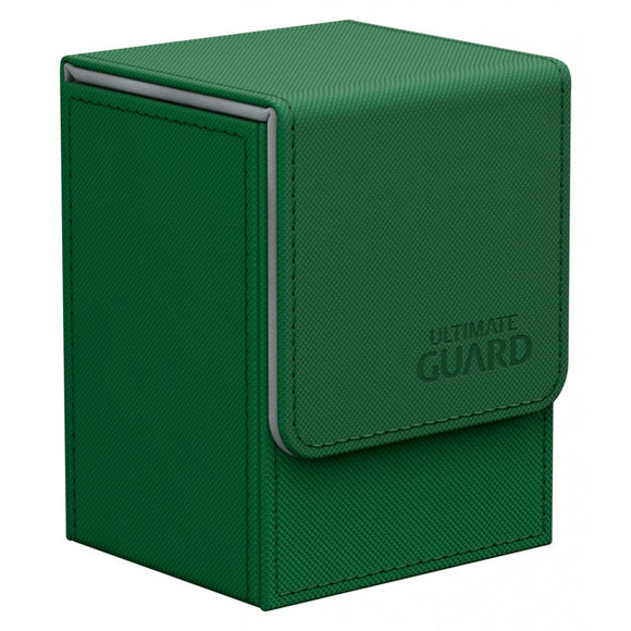 Ultimate Guard 80+ XenoSkin Flip Deck Box Green (10219) Home page Ultimate Guard   