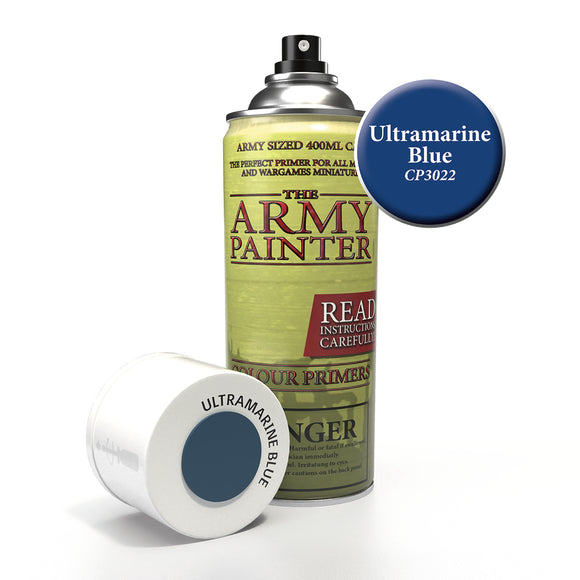 Colour Primer Spray: Ultramarine Blue Paints Army Painter   