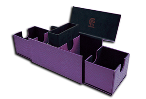 Legion Dragon Hide Vault V2 Deck Box Purple Supplies Legion Supplies   