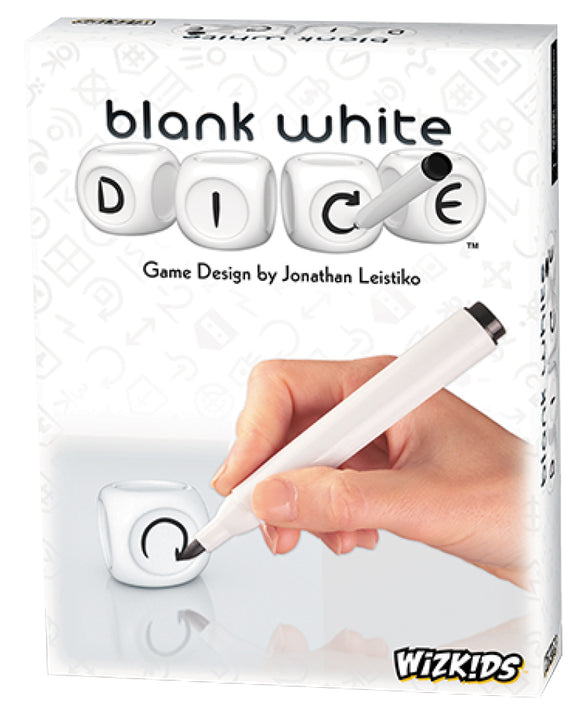 Blank White Dice Game Home page WizKids   