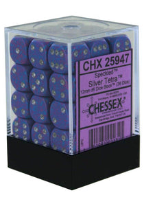 Chessex 12mm Speckled Silver Tetra 36ct D6 Set (25947) Dice Chessex   