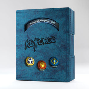 Gamegenic Keyforge Deck Book Blue Supplies Gamegenic   