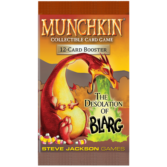 Munchkin Collectible Card Game: The Desolation of Blarg Booster Pck Home page Steve Jackson Games   