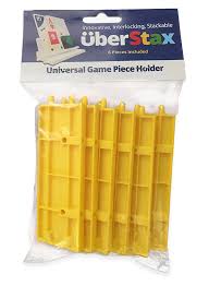 UberStax Universal Game Piece Holders - Yellow Board Game Organization Other   