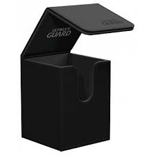 Ultimate Guard 100+ Leatherette Flip Deck Box Black (10394) Home page Ultimate Guard   