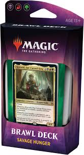 MtG: Throne of Eldraine Brawl Deck - Savage Hunger Trading Card Games Wizards of the Coast   