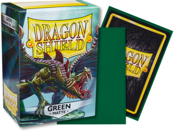 Dragon Shield Matte Standard Sleeves 100ct Green (11004) Home page Arcane Tinmen   