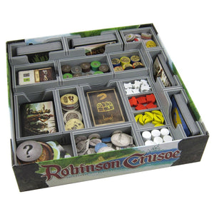 Folded Space Box Insert for Robinson Crusoe 2e & Expansion Board Game Organization Folded Space   