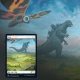 MTG: Secret Lair Drop Godzilla Lands Board Games Wizards of the Coast   