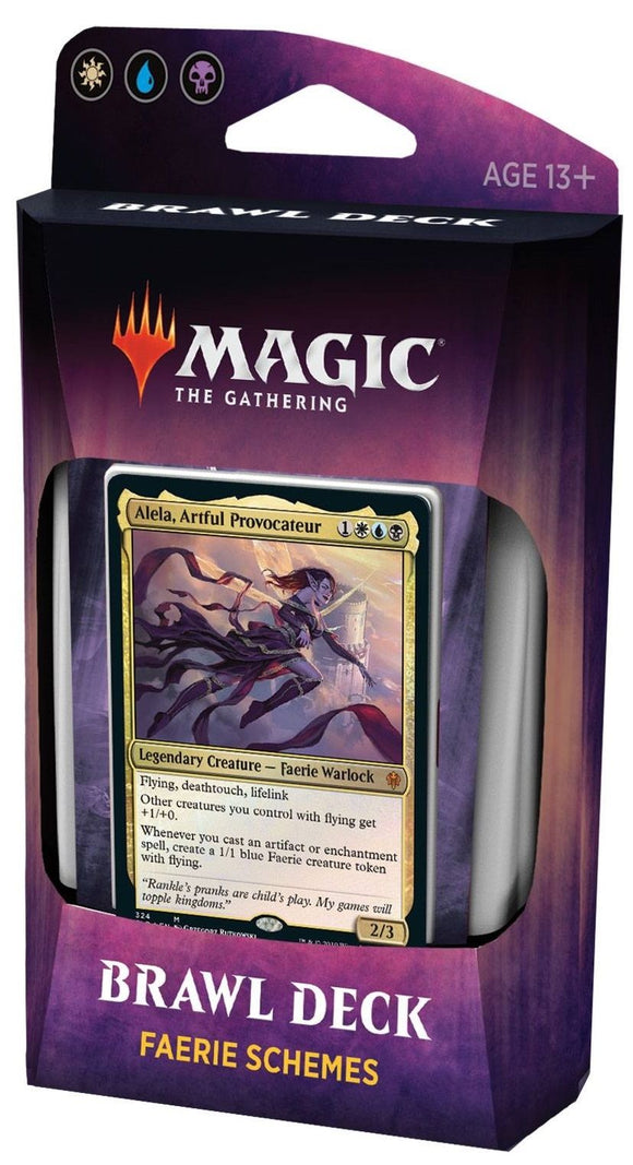 MtG: Throne of Eldraine Brawl Deck - Faerie Schemes Trading Card Games Wizards of the Coast   