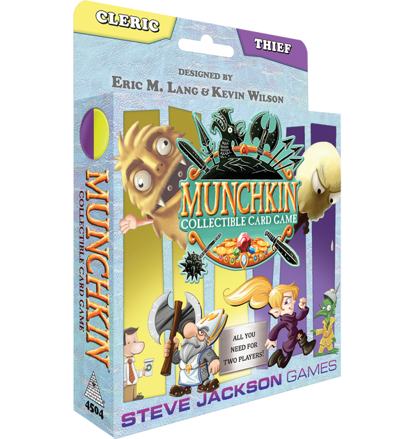 Munchkin CCG Cleric & Thief Starter Set Home page Steve Jackson Games   