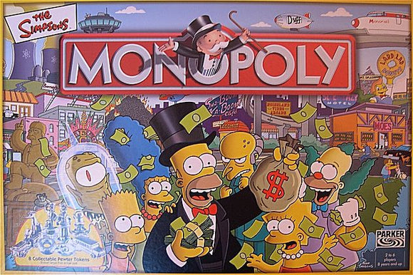 Monopoly: The Simpsons Board Games USAopoly