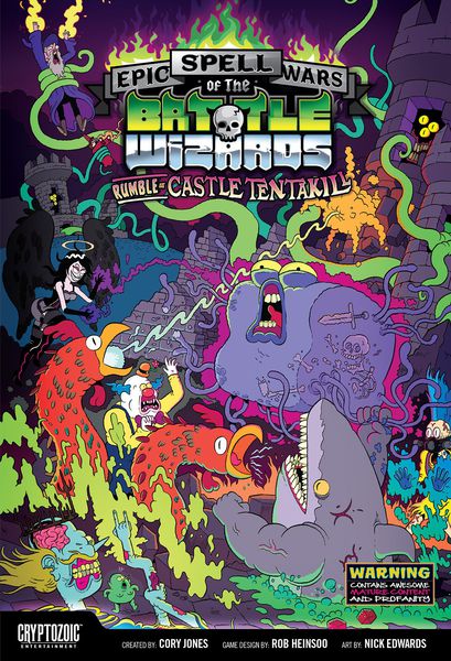 Epic Spell Wars of the Battle Wizards: Rumble at Castle Tentakill Board Games Cryptozoic Entertainment   