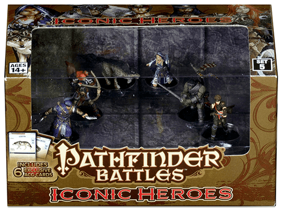 Pathfinder Battles Iconic Heroes Set 5 Home page WizKids   