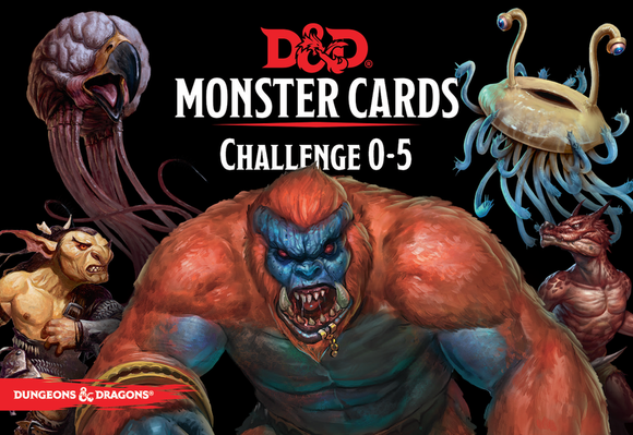 D&D 5e Monster Cards: Challenge 0-5 Home page Gale Force Nine   