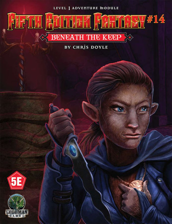 Fifth Edition Fantasy #14 Beneath the Keep (D&D 5e Compatible)  Giga Mech Games   