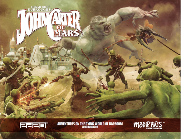 John Carter of Mars RPG Core Rulebook  Modiphius Entertainment   