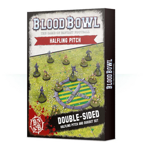 Blood Bowl Halfling Team Team: Double-Sided Pitch & Dugouts Miniatures Games Workshop   