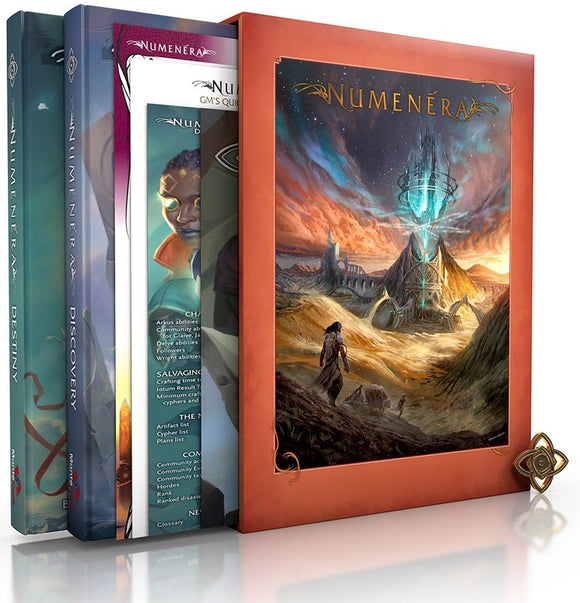 Numenera RPG Discovery and Destiny Slipcase Set Home page Monte Cook Games   