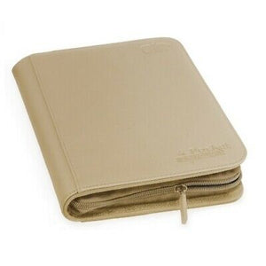 Ultimate Guard 4pkt Zipfolio XenoSkin Binder Sand (10429) Supplies Ultimate Guard   