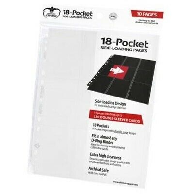 Ultimate Guard 18pkt Sideload Pages 10ct White (10405) Supplies Ultimate Guard   