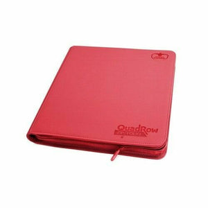 Ultimate Guard 12pkt QuadRow Zipfolio Binder Red (10468) Home page Ultimate Guard   