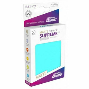 Ultimate Guard 60ct Japanese Size Supreme UX Matte Sleeves Aquamarine (10595) Supplies Ultimate Guard   