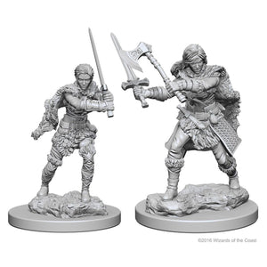 D&D Nolzur's Marvelous Unpainted Miniatures: Human Female Barbarian Home page WizKids   