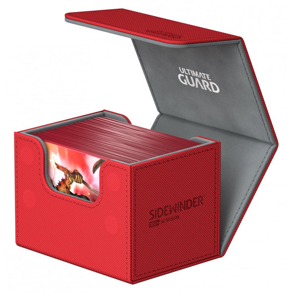 Ultimate Guard Sidewinder 100+ XenoSkin Deck Box Red (10761) Home page Ultimate Guard   