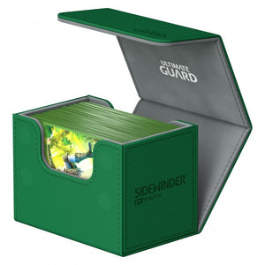 Ultimate Guard Sidewinder 80+ XenoSkin Deck Box Green (10747) Supplies Ultimate Guard   