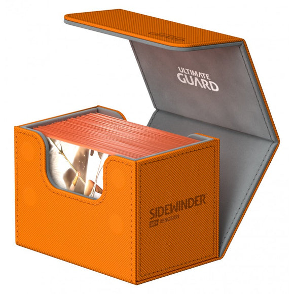 Ultimate Guard Sidewinder 80+ XenoSkin Deck Box Orange (10782) Supplies Ultimate Guard   