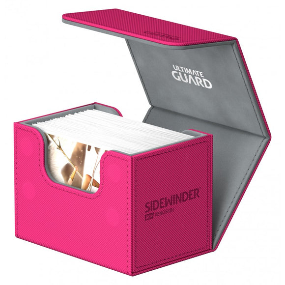 Ultimate Guard Sidewinder 80+ XenoSkin Deck Box Pink (10775) Supplies Ultimate Guard   