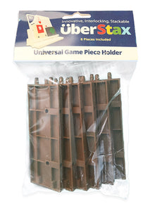 UberStax Universal Game Piece Holders - Brown Board Game Organization Other   