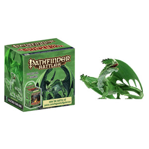 Pathfinder Battles Legends of Golarion Gargantuan Green Dragon Miniatures WizKids   